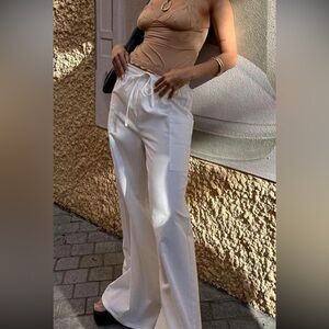 Princess Polly White Linen Pants (0)